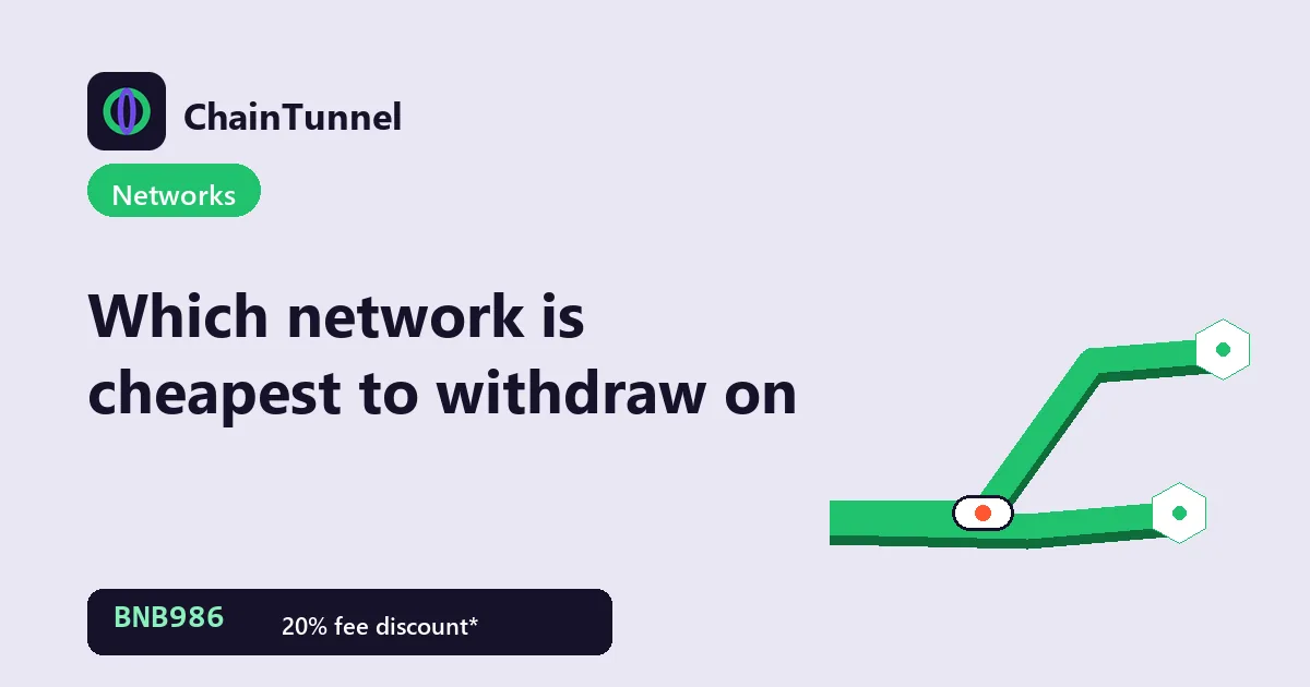 Binance withdrawal network comparison: TRC20, ERC20, BEP20, Solana, and Arbitrum as five transfer pipes