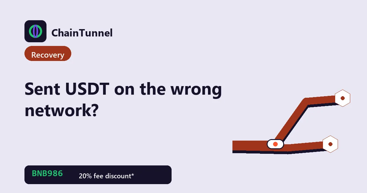 The wrong-chain USDT recovery decision: three forks — same-address cross-chain import, an exchange appeal, or a dead contract