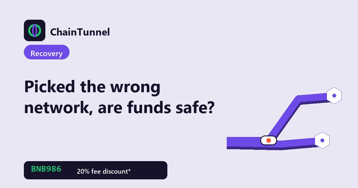 Three places funds can land after a wrong-network withdrawal: an address you control, an exchange address, a contract address